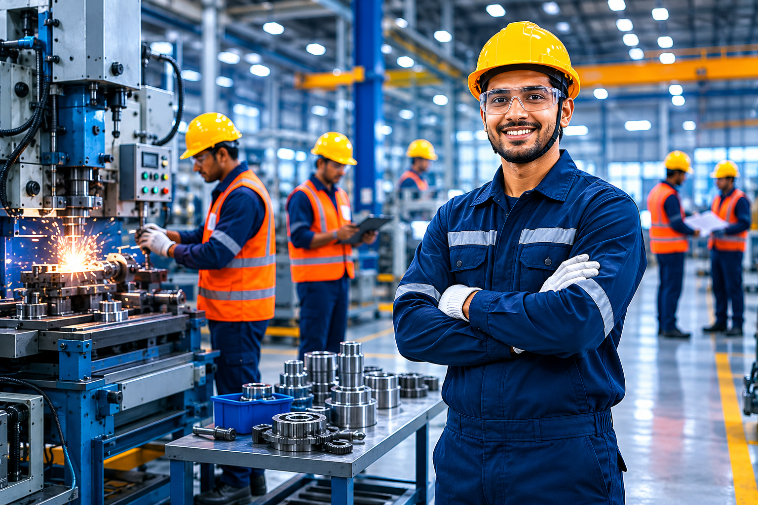 Industrial Workforce and Factory Workers