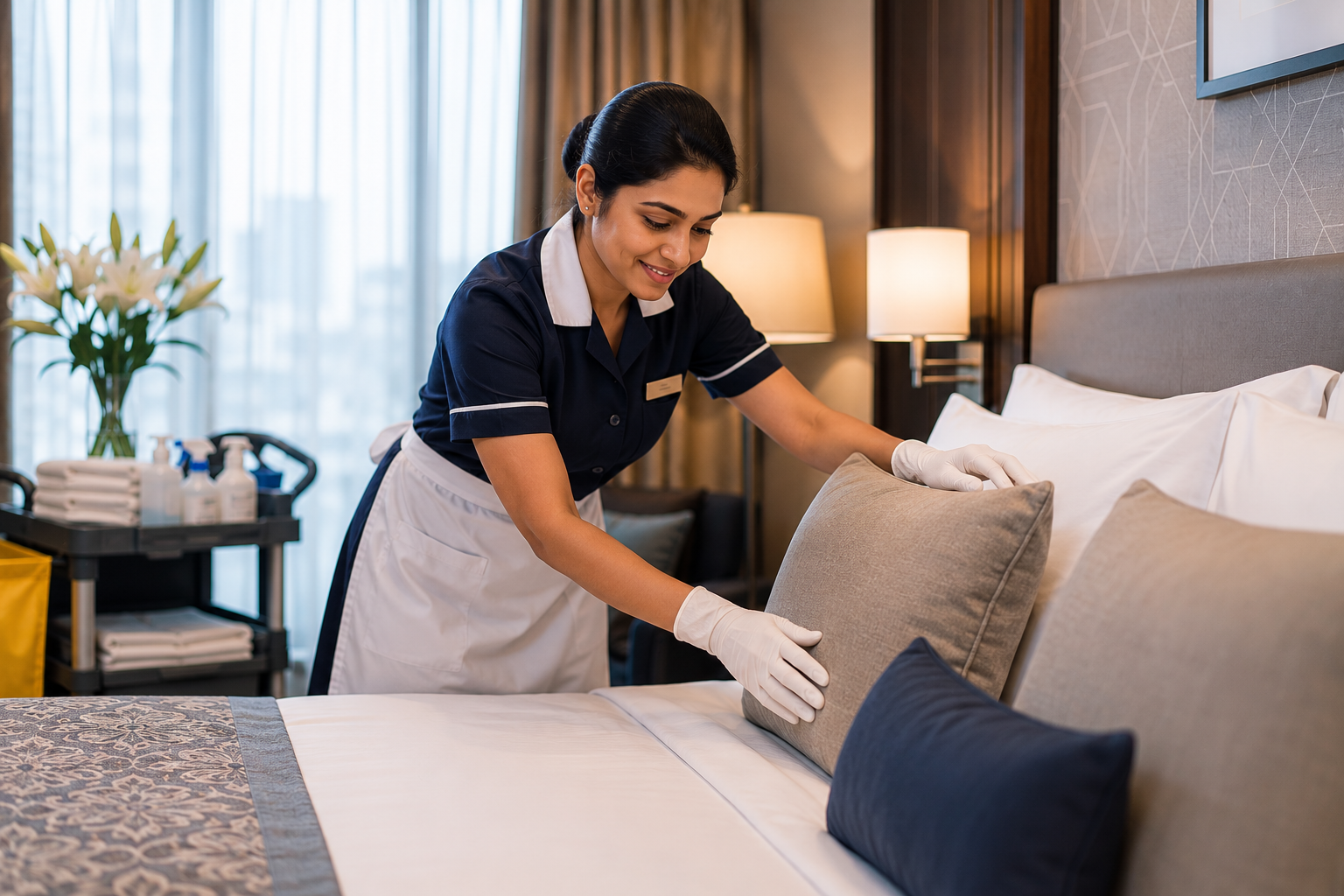 Professional Housekeeping and Cleaning Staff