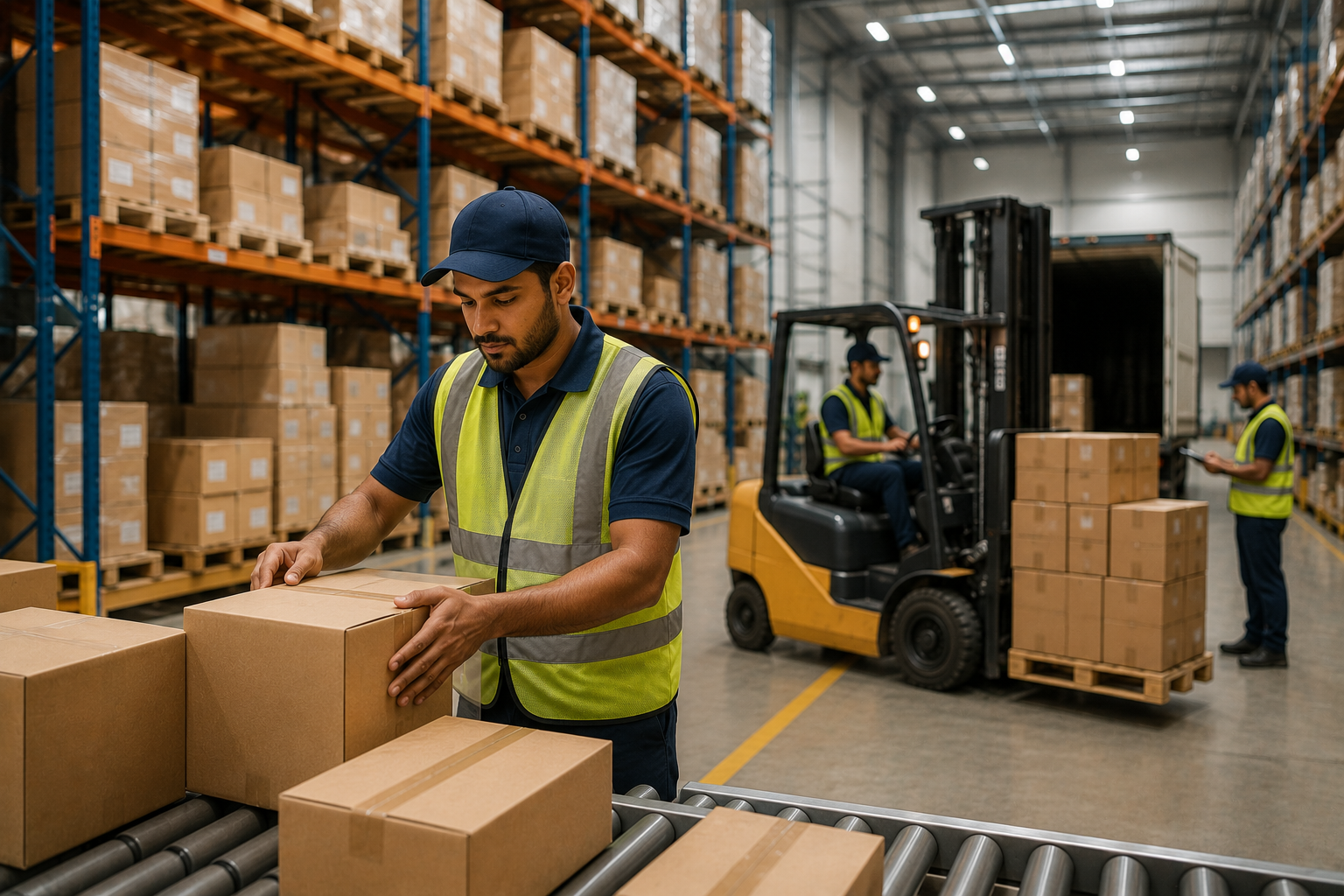 Warehouse Staff and Logistics Helpers
